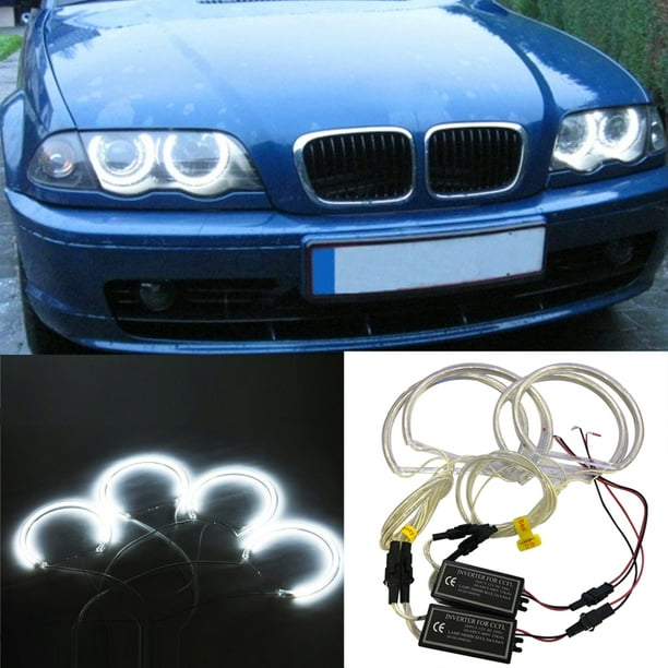 BMW Halo Ring Front Custom Light Kit Headlamp E46 CCFL Angel Eye